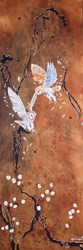 Night Flight by Kay Davenport - Original Painting on Box Canvas sized 24x72 inches. Available from Whitewall Galleries